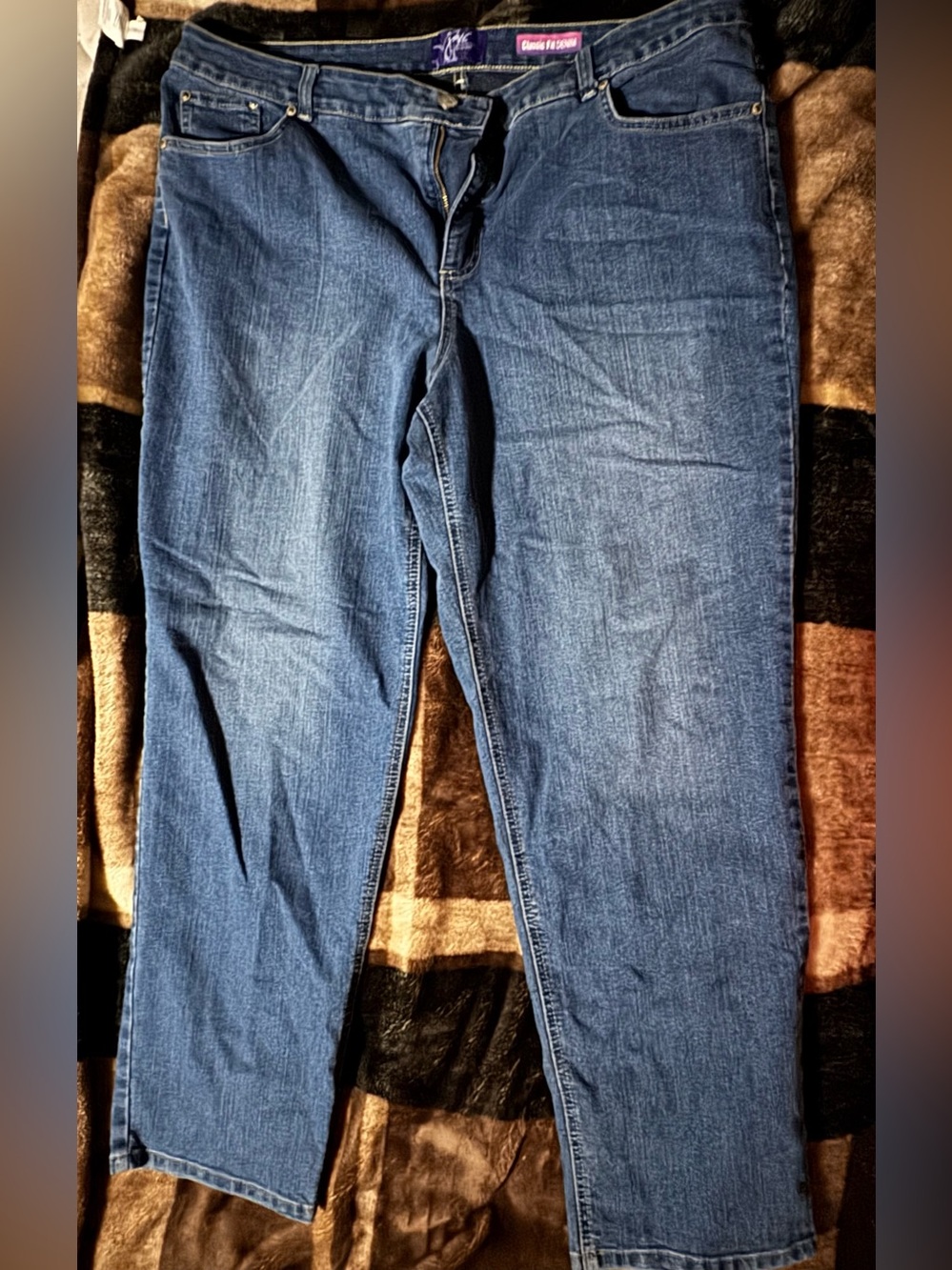 Women’s Plus Size Stretch Blue Jeans